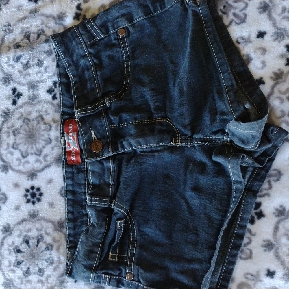 Zecchino Low Rise Stretch Shorty Bootie Shorts Sz 7